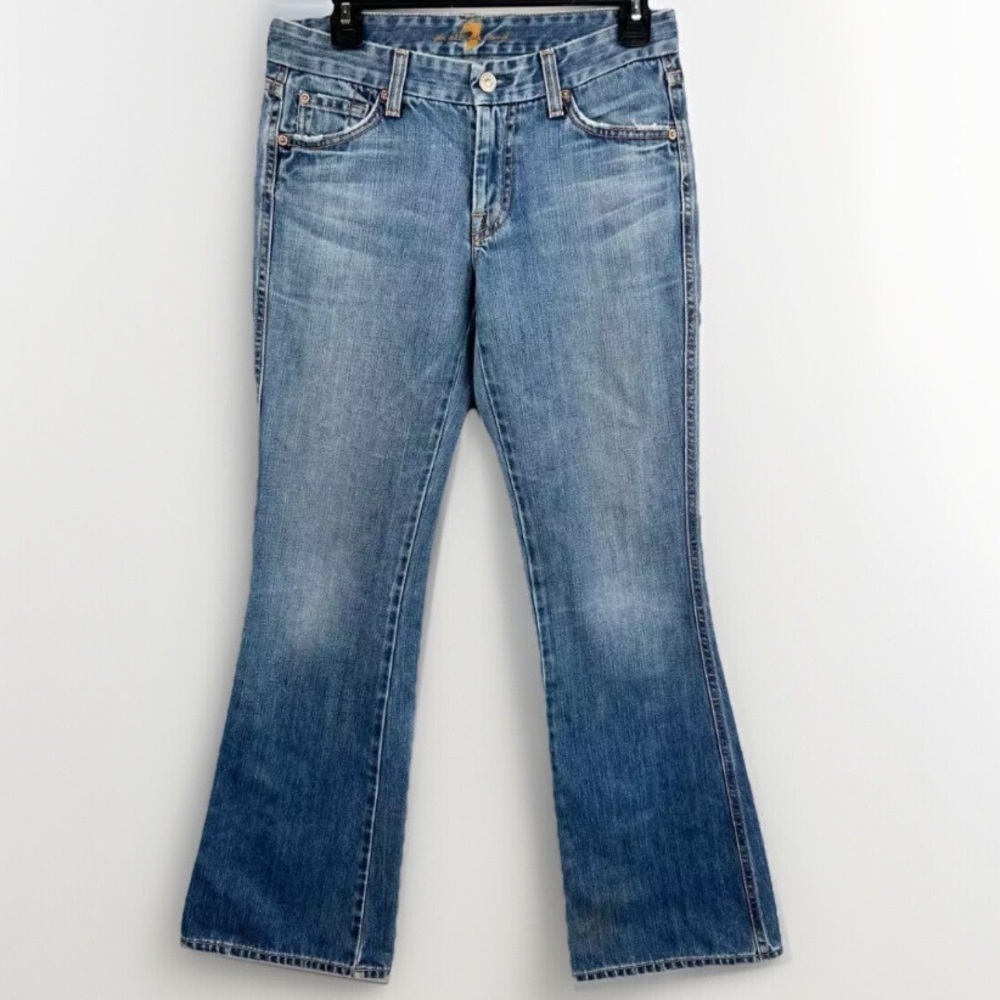 7 For All Mankind Women’s Light Blue Boot Cut Jeans
